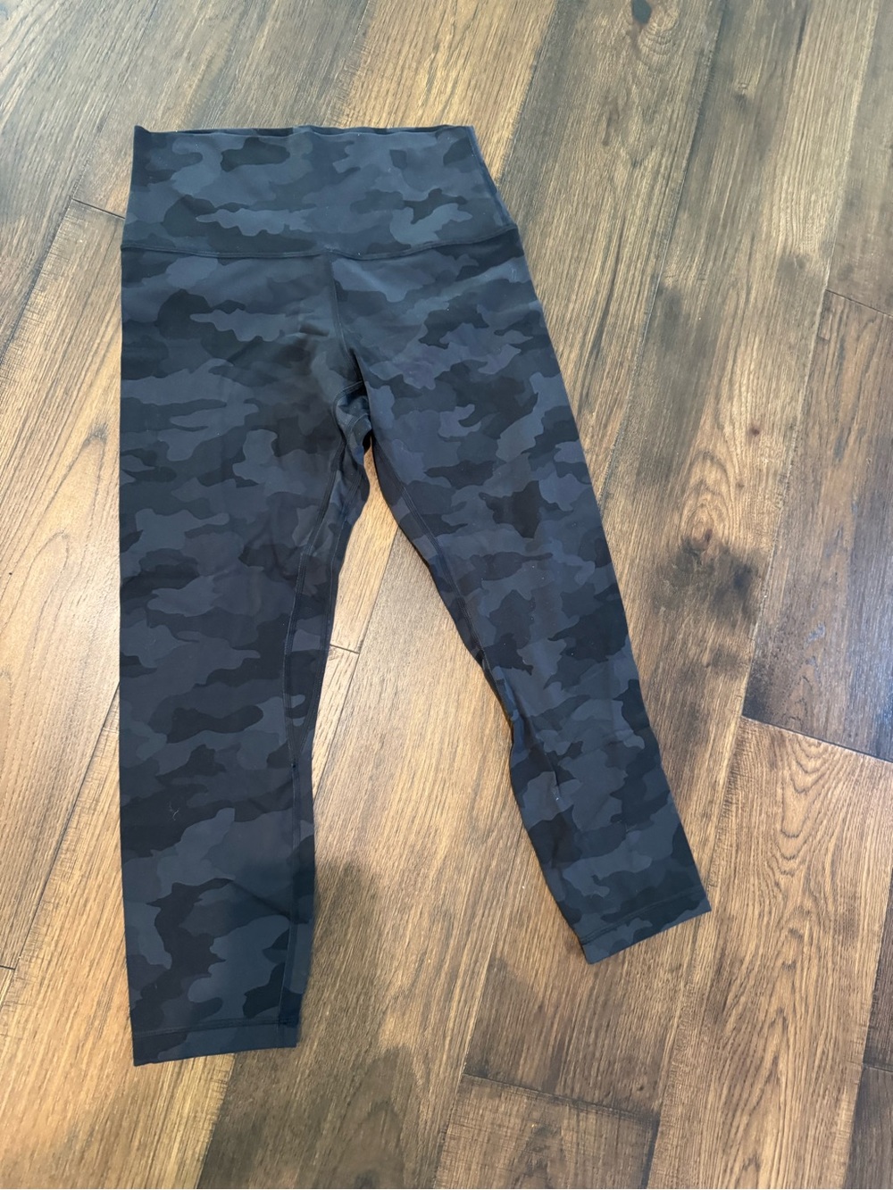 lululemon athletica Black & Charcoal Camo High-Rise Leggings